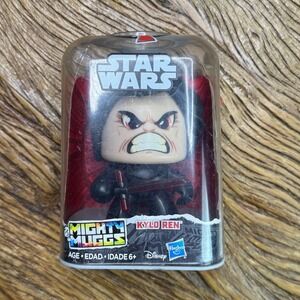 Star Wars Mighty Muggs Kylo Ren Hasbro Figure 3 Changing Faces E2175 Black Red